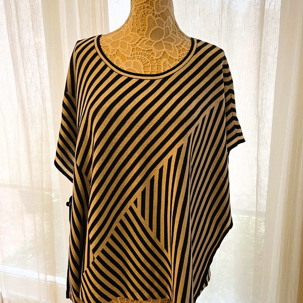 CAbi #5395 Striped Siesta Poncho